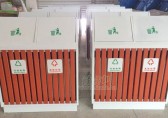 戶外鋼木分類垃圾桶堅(jiān)固耐用 維護(hù)邵陽市容環(huán)境