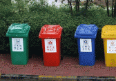 環(huán)保分類垃圾桶進小區(qū)