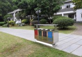 2500多套四色分類垃圾桶市區(qū)上崗！