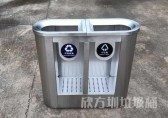 學(xué)校班級(jí)里的分類(lèi)垃圾桶