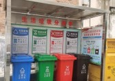 全市100個垃圾分類亭已投入使用
