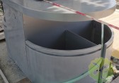 理工大學(xué)噴粉圍柱兩分類不銹鋼垃圾桶案例