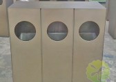 廣州黃埔軍校紀(jì)念館分類不銹鋼垃圾桶案例