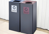 室內(nèi)組合式噴粉金屬垃圾桶空間的無聲美學與實用革命