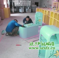 鋼板分類垃圾桶噴塑工藝流程？