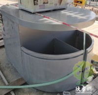 理工大學(xué)噴粉圍柱兩分類(lèi)不銹鋼垃圾桶案例
