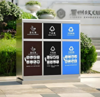 戶外社區(qū)三分類不銹鋼垃圾桶，守護(hù)潔凈起點(diǎn)